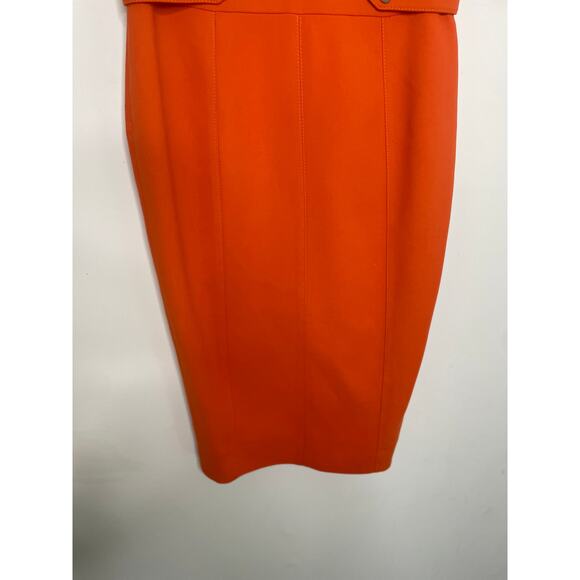 Karen Millen Orange Midi Dress - Picture 5 of 11